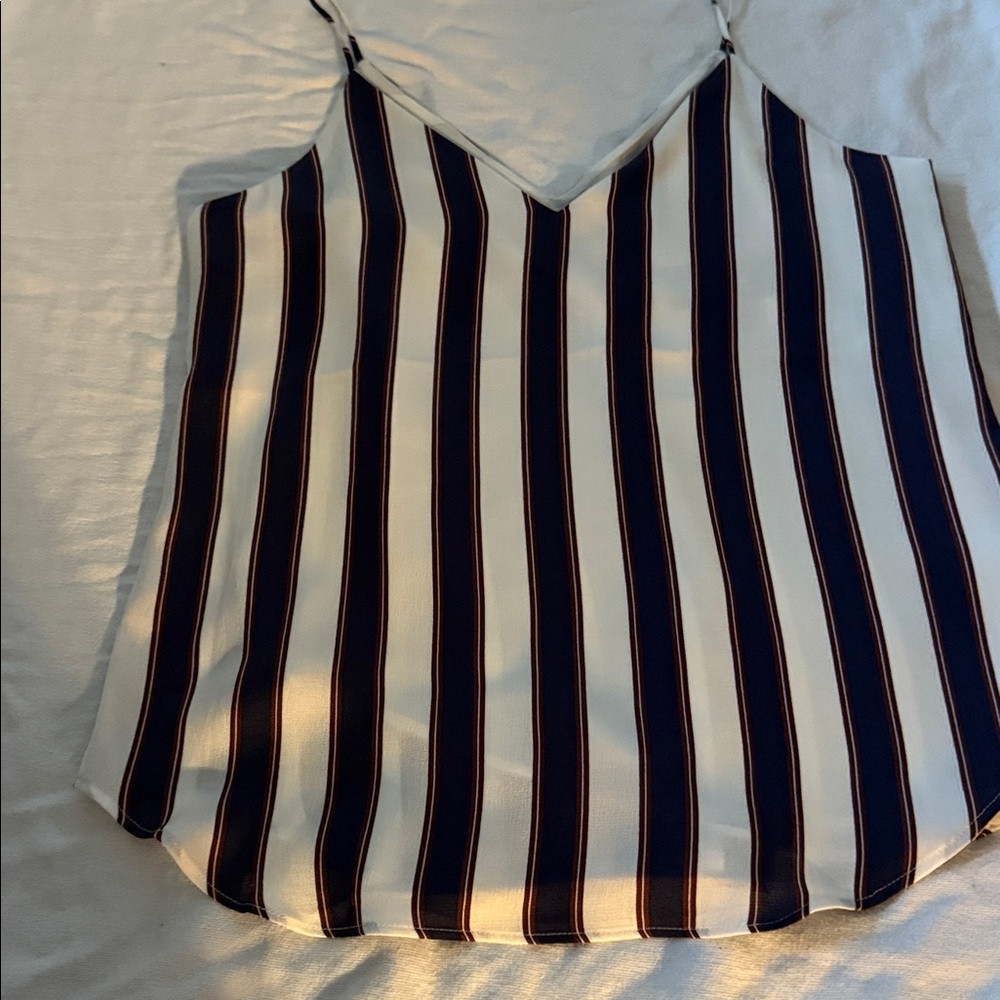 Express Striped Sleeveless Top